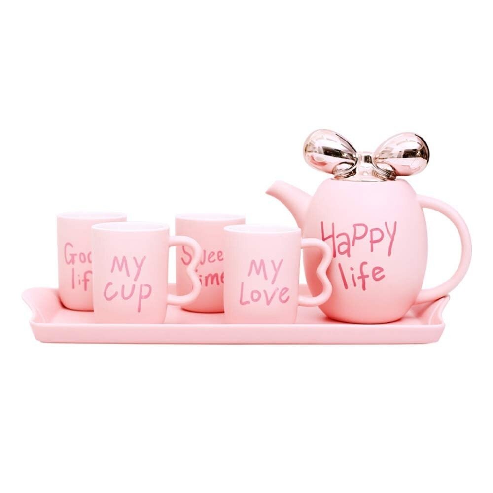 "Happy Life" Tea Set | kitchen item | Waseeh Pakistan