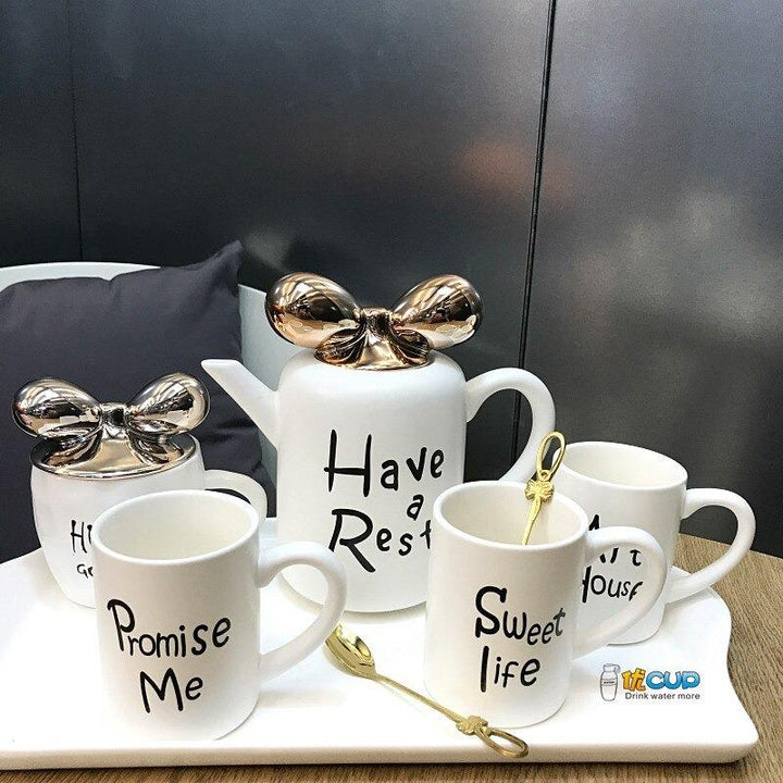 "Have A Rest" Obsolete Cup Set | kitchen item | Waseeh Pakistan