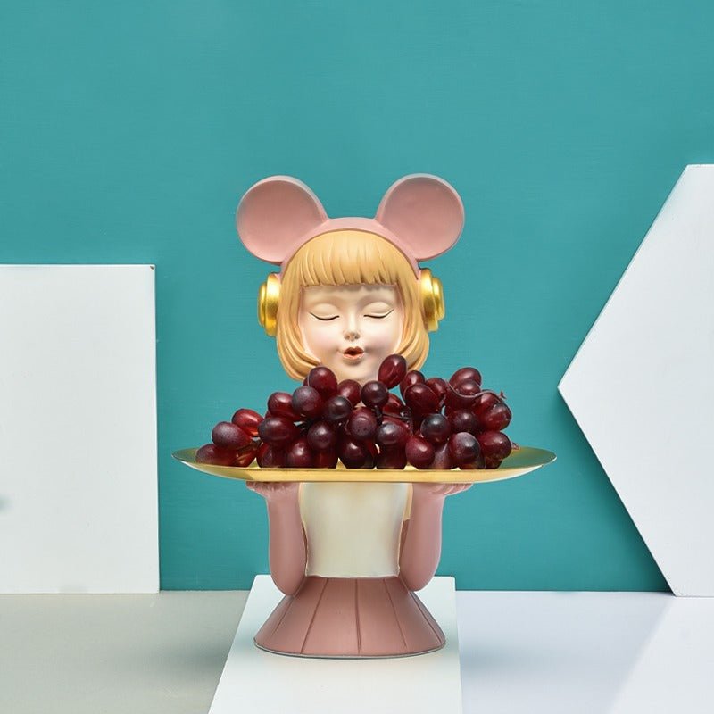 Headphone Girl Storage Tray | Home Décor | Waseeh Pakistan