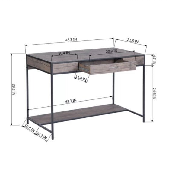 Healey Living Room Office Wide Organizer Writing Desk | Furniture | Waseeh Pakistan