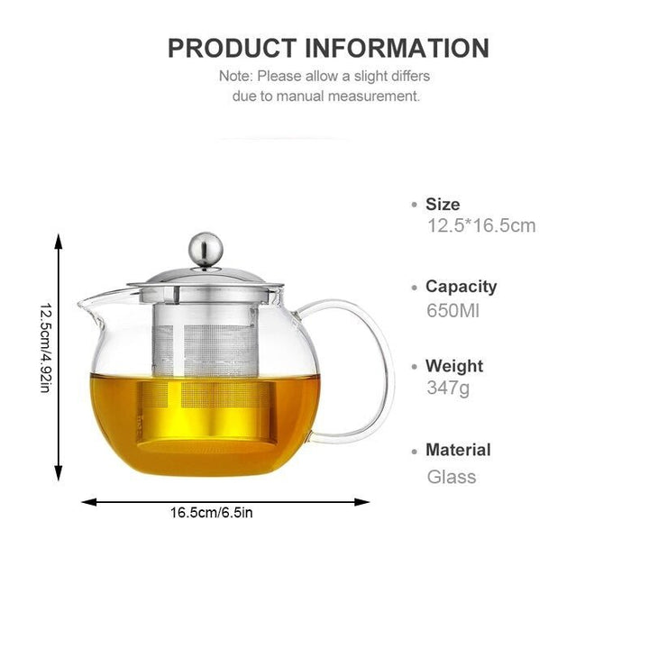 Heat Resistant Tea Kettle (Round Shaped) | kitchen item | Waseeh Pakistan