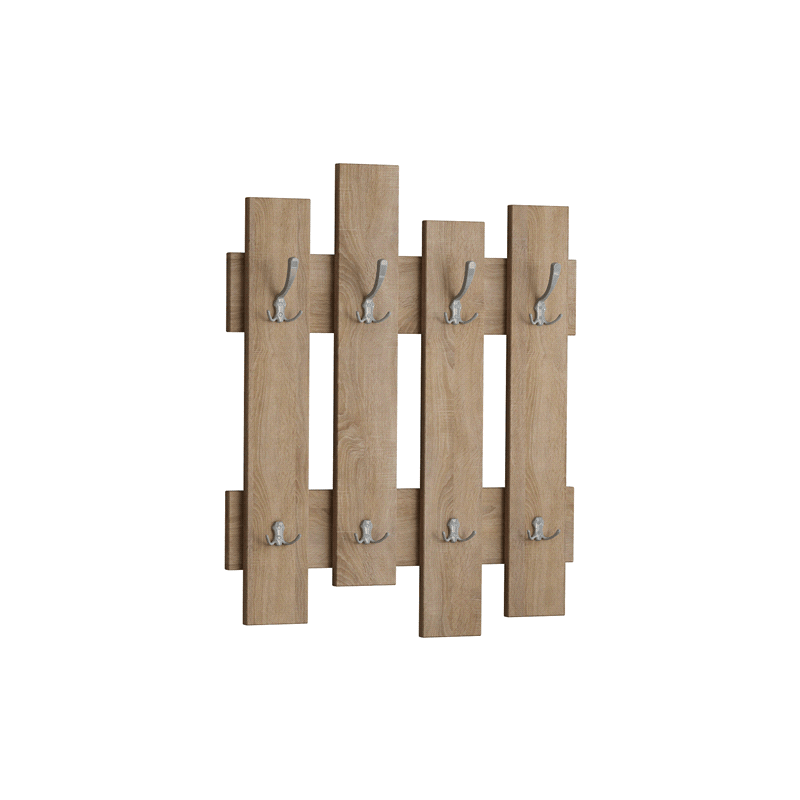Hechsher Cap Wall Mounted Solid Wood Coat Organizer Rack | Furniture | Waseeh Pakistan