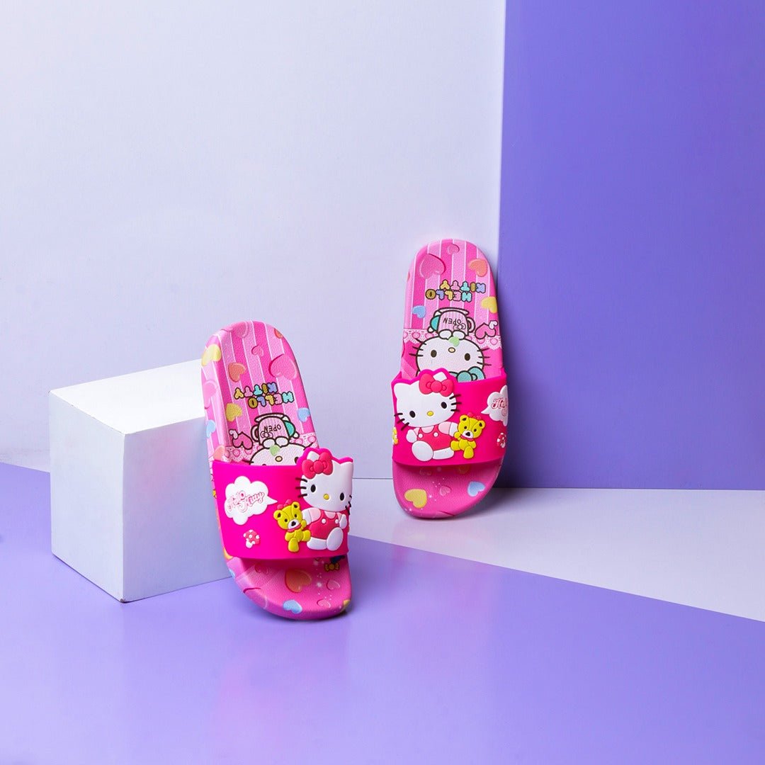 Hello Kitty Kids Slippers (Pink) | Fashion Point | Waseeh Pakistan