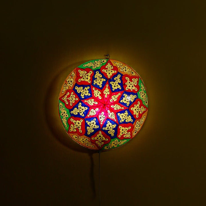 Heritage Painted Wall Lamps (Small) | Home Décor | Waseeh Pakistan