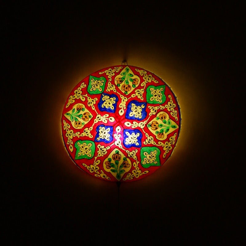 Heritage Painted Wall Lamps (Small) | Home Décor | Waseeh Pakistan