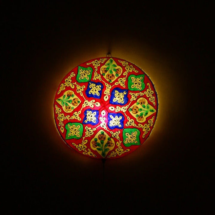 Heritage Painted Wall Lamps (Small) | Home Décor | Waseeh Pakistan