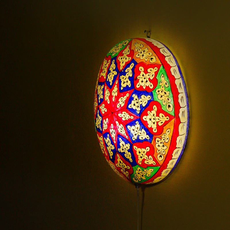 Heritage Painted Wall Lamps (Small) | Home Décor | Waseeh Pakistan