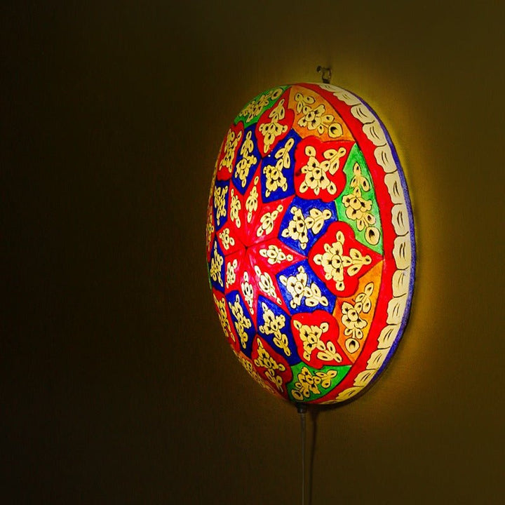 Heritage Painted Wall Lamps (Small) | Home Décor | Waseeh Pakistan