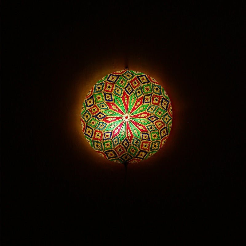 Heritage Painted Wall Lamps (Small) | Home Décor | Waseeh Pakistan