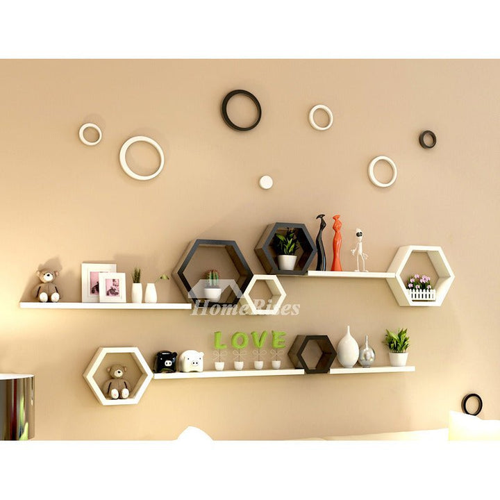 Hexa Maze Kids Bedroom Living Drawing Room Floating Shelve (Set of 3) | Furniture | Waseeh Pakistan