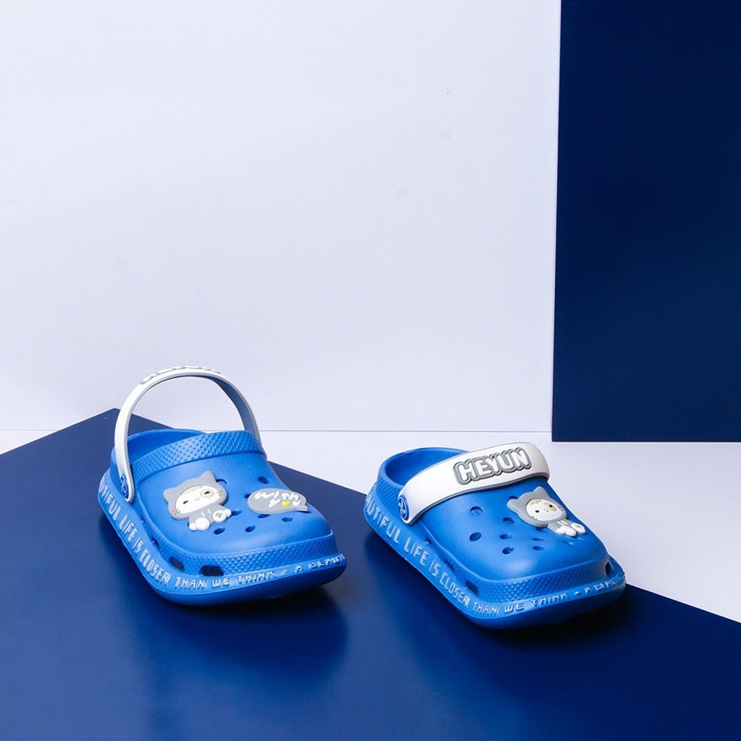 Heyun Kids Slippers (Royal Blue) | Fashion Point | Waseeh Pakistan