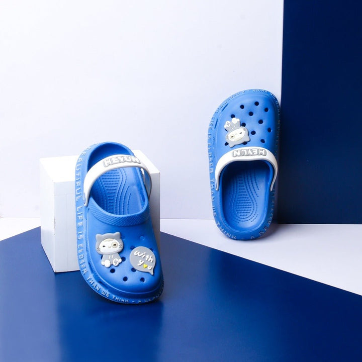 Heyun Kids Slippers (Royal Blue) | Fashion Point | Waseeh Pakistan