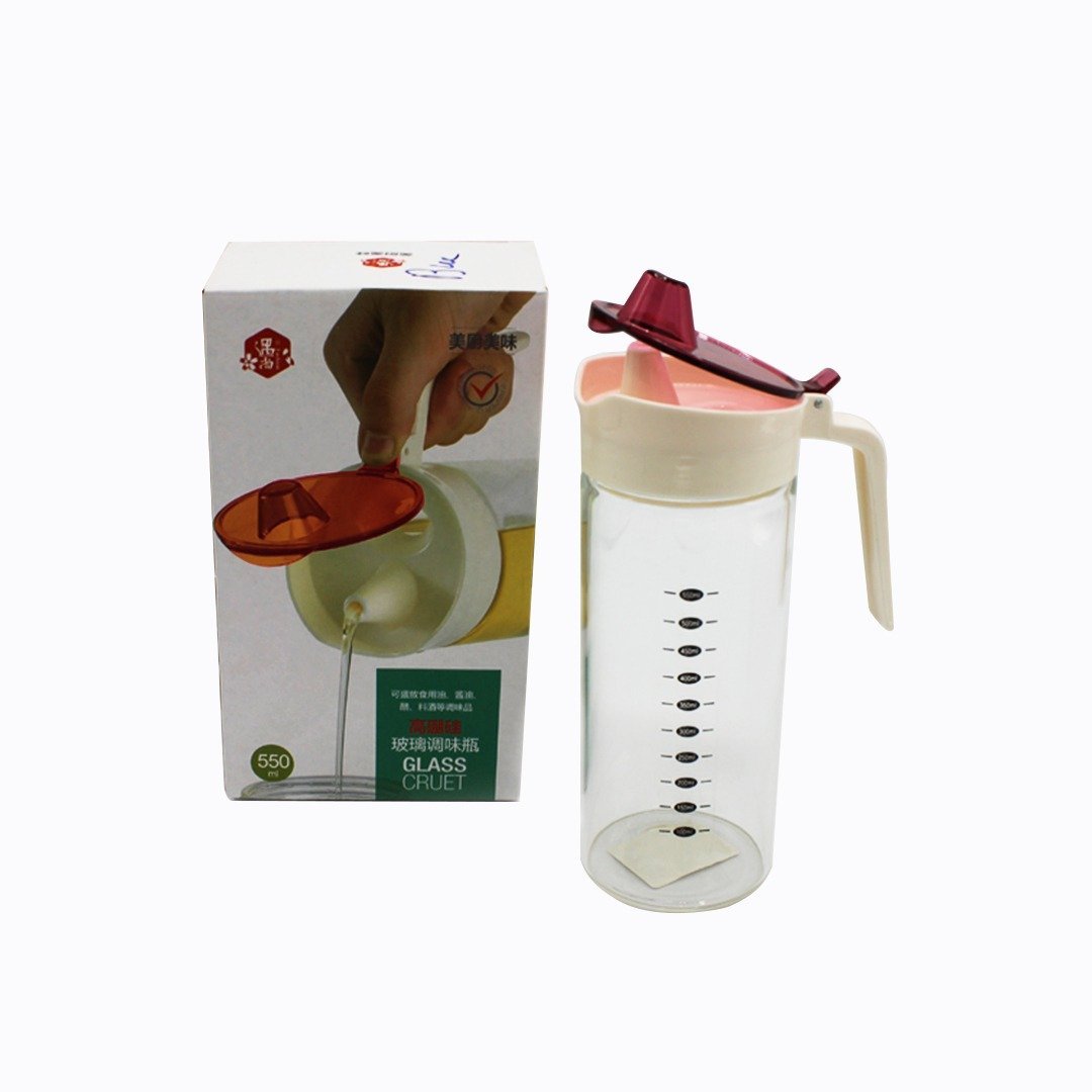 High Quality Glass Oil Jug - 500ml | kitchen item | Waseeh Pakistan