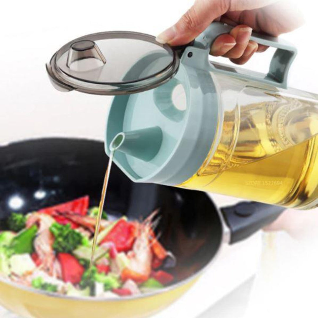 High Quality Glass Oil Jug - 500ml | kitchen item | Waseeh Pakistan