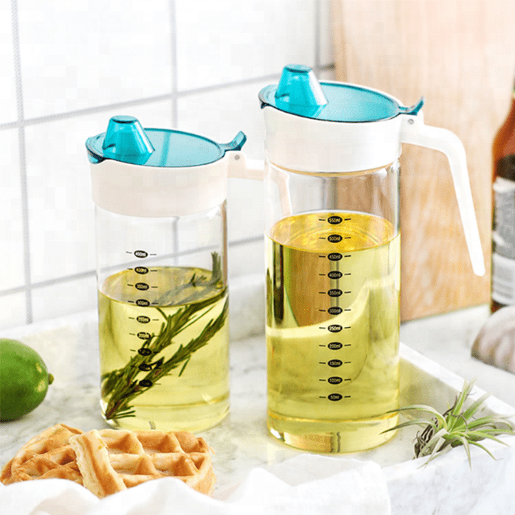 High Quality Glass Oil Jug - 500ml | kitchen item | Waseeh Pakistan