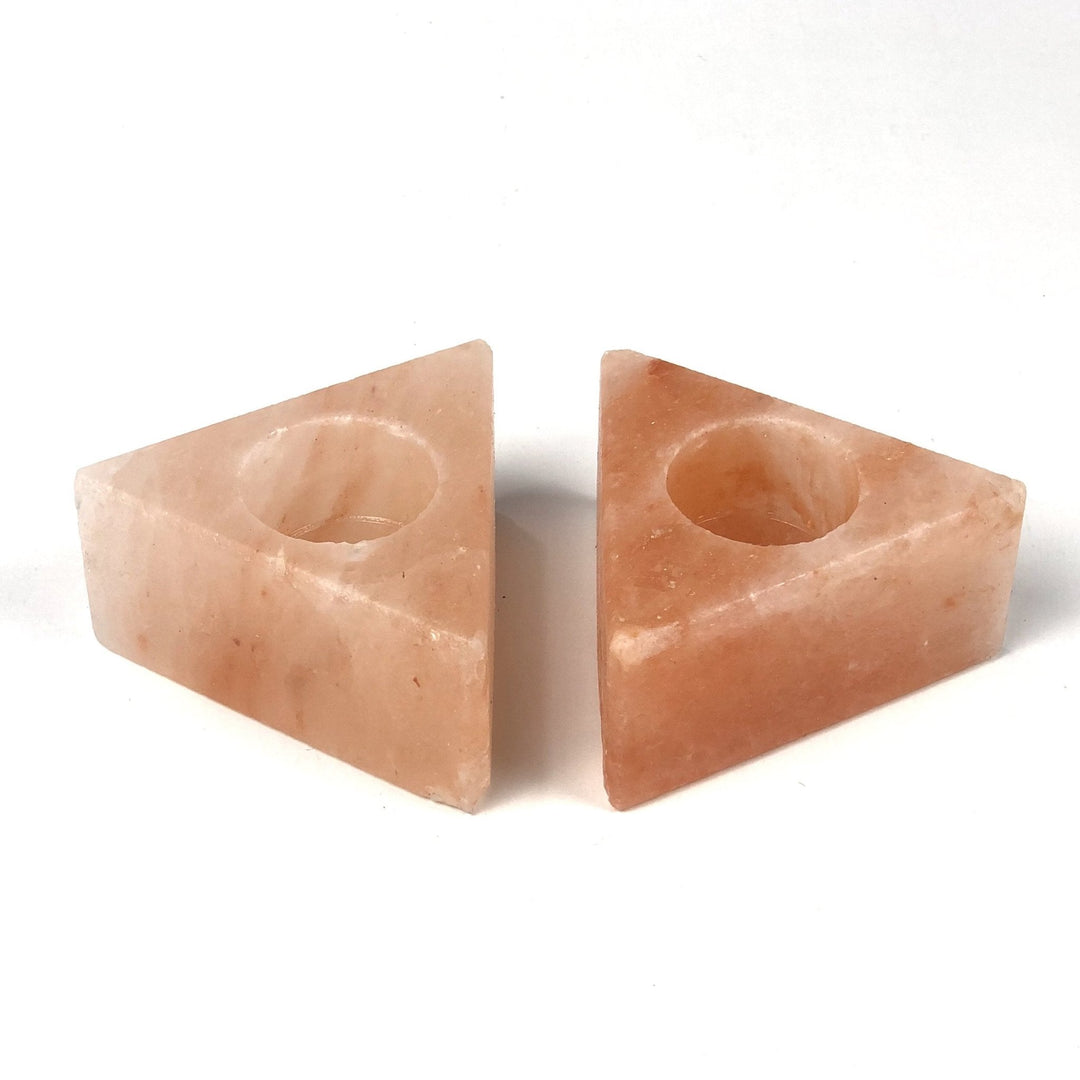 Himalayan Natural Pink Salt Candle Holder (Pack of 2) | Home Décor | Waseeh Pakistan