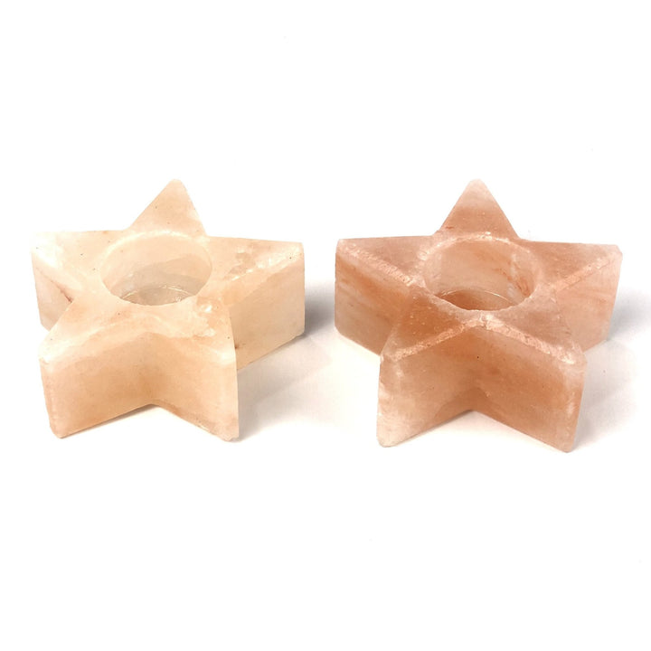 Himalayan Natural Pink Salt Candle Holder (Pack of 2) | Home Décor | Waseeh Pakistan
