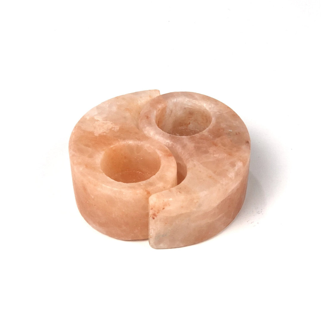 Himalayan Natural Pink Salt Candle Holder (Pack of 2) | Home Décor | Waseeh Pakistan