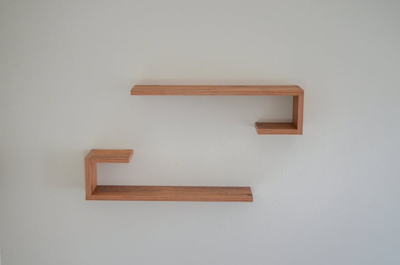 Hockey Living Lounge Bedroom Floating Shelves (Set of 2) | Furniture | Waseeh Pakistan