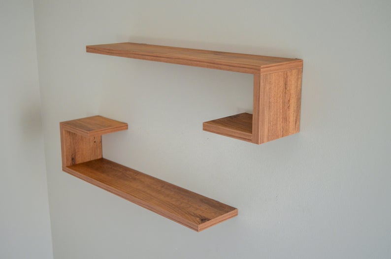Hockey Living Lounge Bedroom Floating Shelves (Set of 2) | Furniture | Waseeh Pakistan