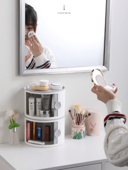 Hole Free Bathroom | Makeup Storage Box (1 Tier) | Home Décor | Waseeh Pakistan