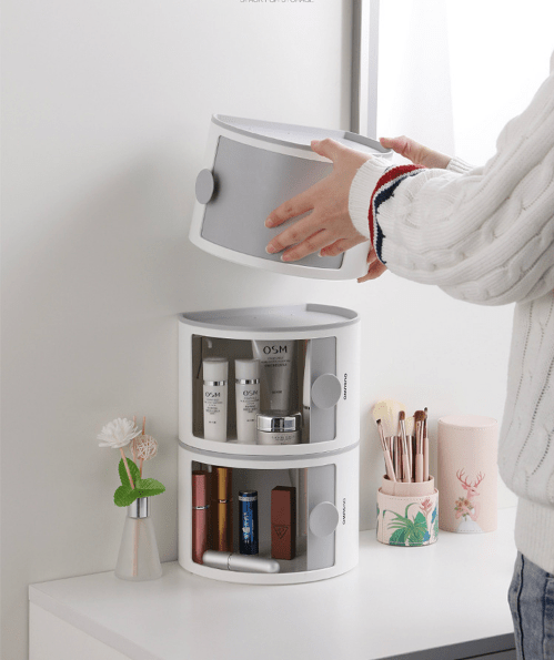Hole Free Bathroom | Makeup Storage Box (1 Tier) | Home Décor | Waseeh Pakistan
