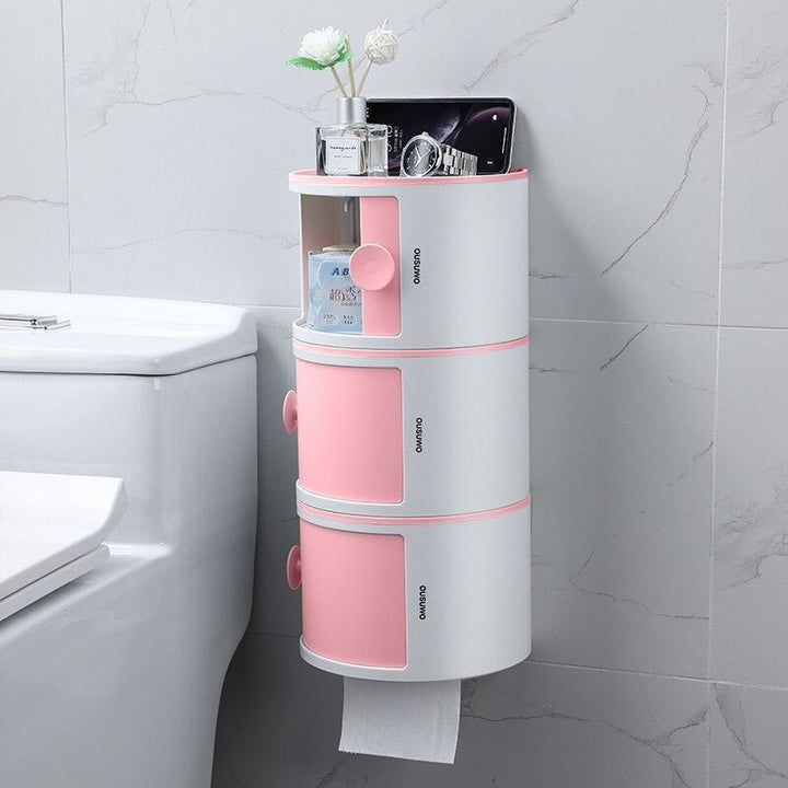 Hole Free Bathroom | Makeup Storage Box (1 Tier) | Home Décor | Waseeh Pakistan
