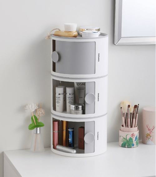Hole Free Bathroom | Makeup Storage Box (1 Tier) | Home Décor | Waseeh Pakistan