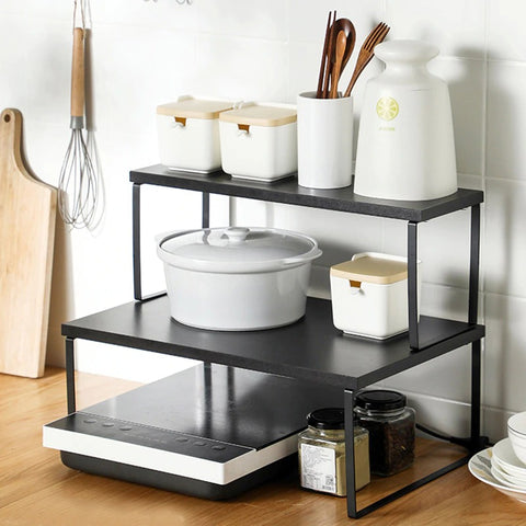 Sundries Waterproof PVC Desktop Rack (2 Tier) – waseeh.com