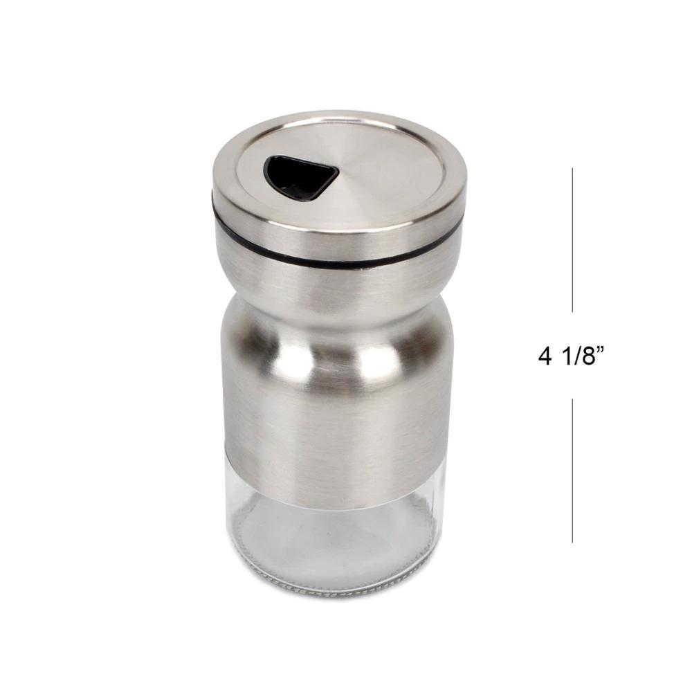 Home Puff Metal Spice Bottle with Stand 130mL, Set of 2 | kitchen item | Waseeh Pakistan