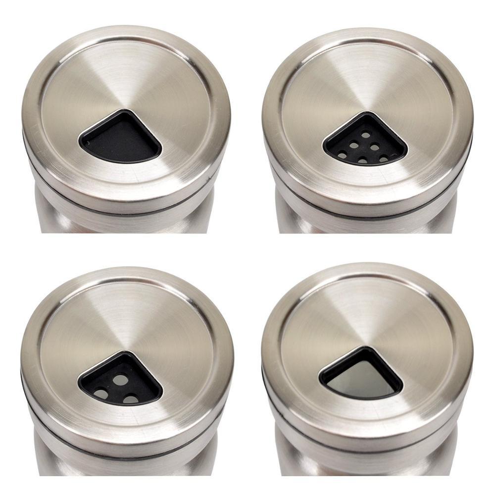 Home Puff Metal Spice Bottle with Stand 130mL, Set of 2 | kitchen item | Waseeh Pakistan