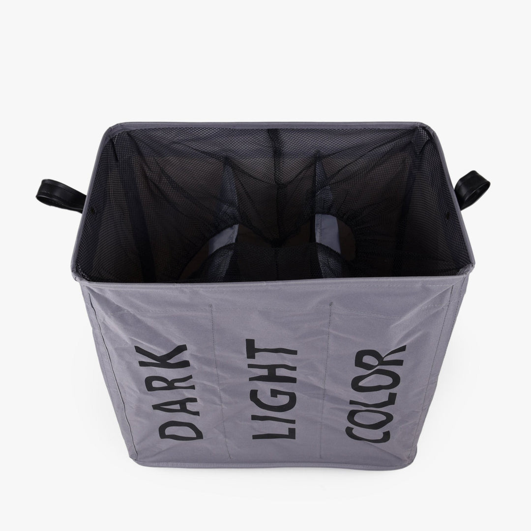 Hosroome Laundry Basket (3 Section) | Mix &amp; Match | Waseeh Pakistan