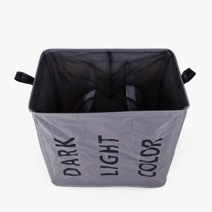 Hosroome Laundry Basket (3 Section) | Mix &amp; Match | Waseeh Pakistan