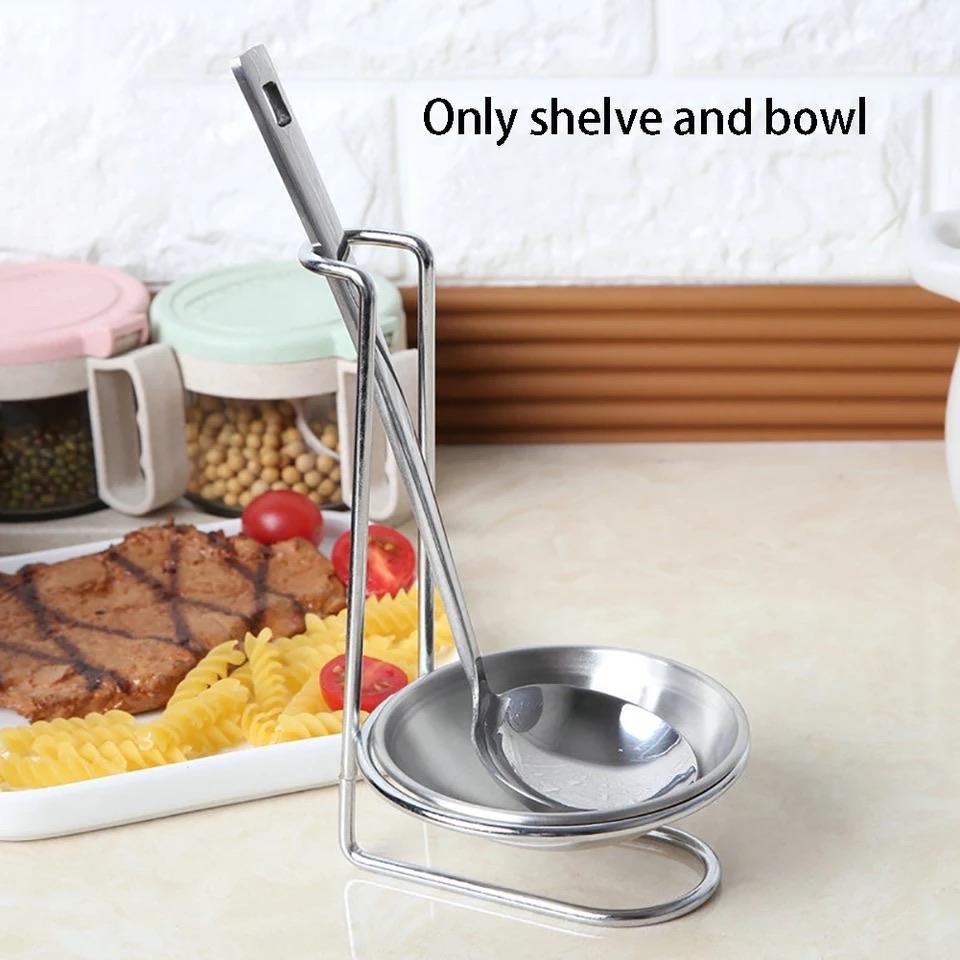 Houseen Ladle Holder (Stainless Steel) | kitchen item | Waseeh Pakistan