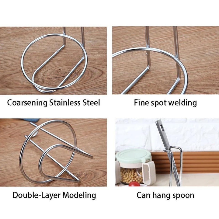 Houseen Ladle Holder (Stainless Steel) | kitchen item | Waseeh Pakistan