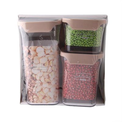 Household Grain Storage Box (Pack of 3) | kitchen item | Waseeh Pakistan