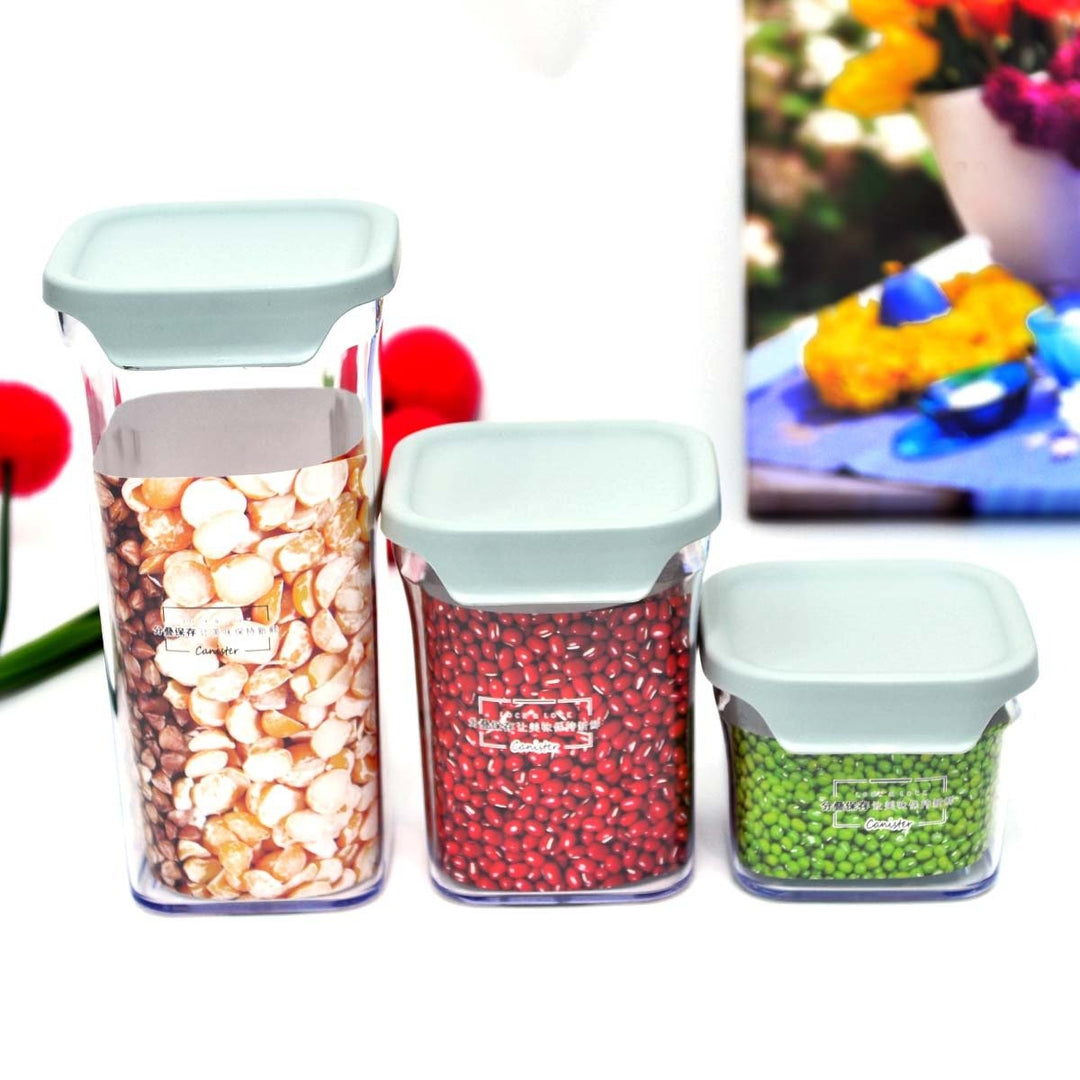 Household Grain Storage Box (Pack of 3) | kitchen item | Waseeh Pakistan