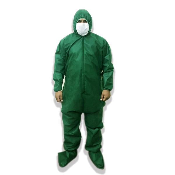 Hazmat Suit in Non Woven 50gsm Fabric with Free Eye Shield - waseeh.com