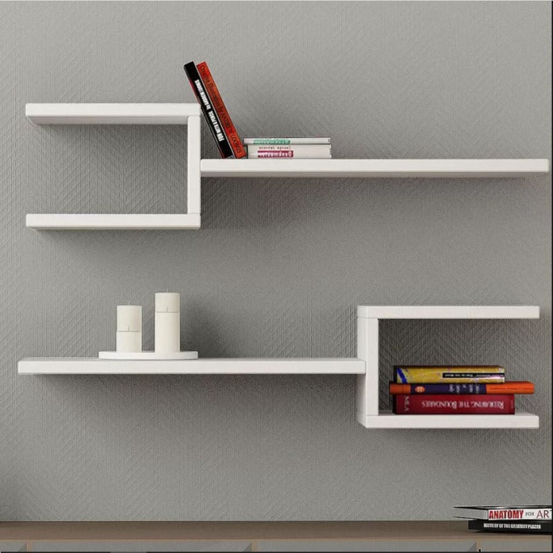Hype Catcher Lounge Living Room Floating Organzier Shelve (Set of 2) | Furniture | Waseeh Pakistan