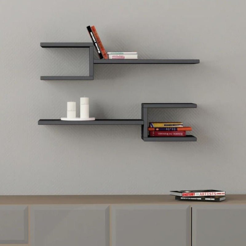 Hype Catcher Lounge Living Room Floating Organzier Shelve (Set of 2) | Furniture | Waseeh Pakistan