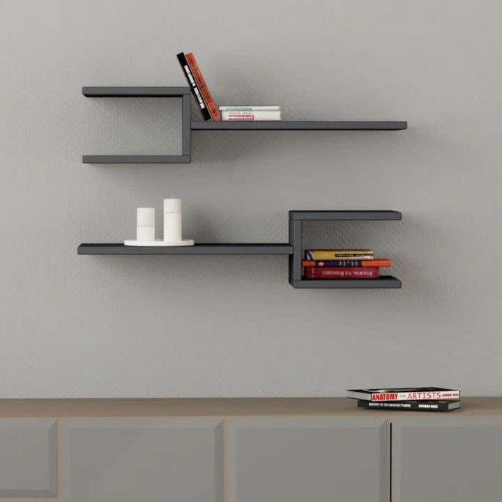 Hype Catcher Lounge Living Room Floating Organzier Shelve (Set of 2) | Furniture | Waseeh Pakistan