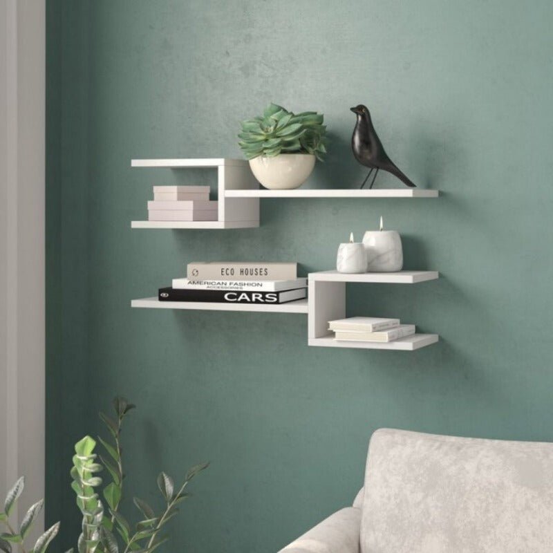 Hype Catcher Lounge Living Room Floating Organzier Shelve (Set of 2) | Furniture | Waseeh Pakistan
