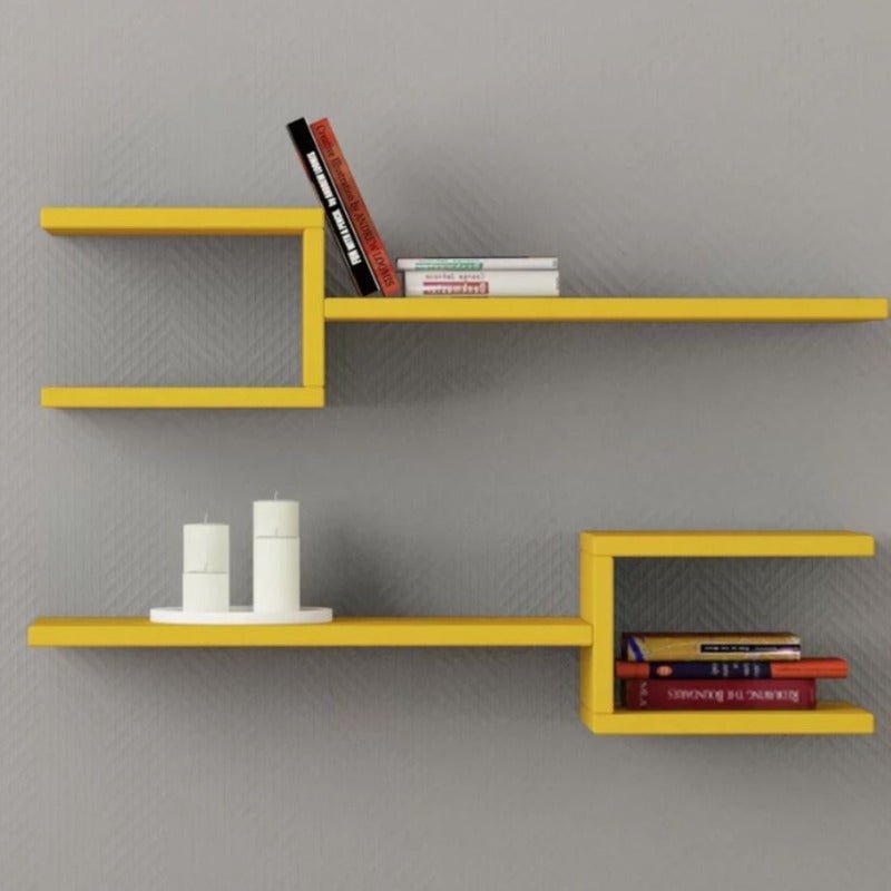 Hype Catcher Lounge Living Room Floating Organzier Shelve (Set of 2) | Furniture | Waseeh Pakistan