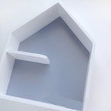Mini-Cottage Kids Bedroom House Floating Organizer Shelve Decor - waseeh.com