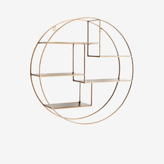 Wall-Mounted "Bohemian" Metal Storage Floating Shelve Frame Decor - waseeh.com