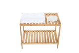 Multi-purpose Natural Bamboo Rack (2-Tiered) - waseeh.com