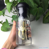 Detox Glass Water Bottle With Cover - waseeh.com