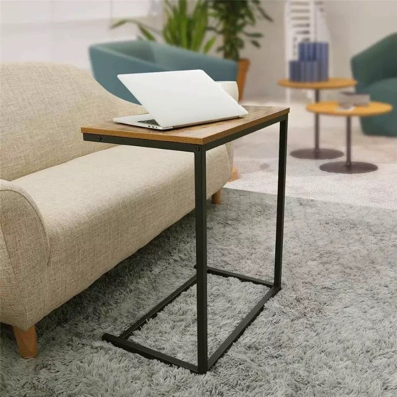 Straight Rectangle Bedside Coffee Laptop Office Table - waseeh.com