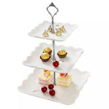Embossed Snack Dish Cake Tray (3 Layer) - waseeh.com