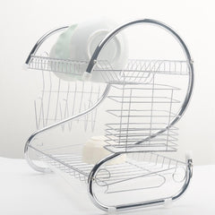 Galvanized Sink Utensils Rack - waseeh.com